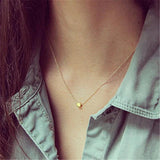 925 Silver Geometric Beads Pendant Necklace for Women
