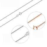 Trustdavis 925 Sterling Silver Beads Chain Collarbone Necklace