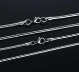 Sterling Silver Snake Chain Necklace 3MM 45-60CM