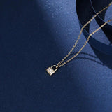 TrustDavis Love Lock Pendant S925 Necklace DS843