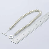 Silver 925 Jewelry Freshwater Pearl Necklaces For Women