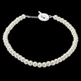 Silver 925 Jewelry Freshwater Pearl Necklaces For Women