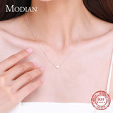 925 Sterling Silver Star Necklace Pendant Chain for Women Girls