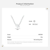 925 Sterling Silver Star Necklace Pendant Chain for Women Girls
