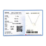 925 Sterling Silver Star Necklace Pendant Chain for Women Girls