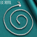 925 Sterling Silver 4mm 20 Inch Snake Chain Necklace