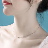 925 Silver Bead Choker Necklace for Good Luck - Party Jewelry