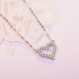 925 Romantic Heart Pendant Necklace for Women
