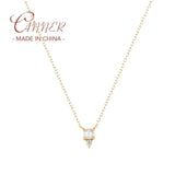 925 Silver Pearl Pendant Necklace for Birthday Gift