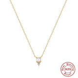 925 Silver Pearl Pendant Necklace for Birthday Gift