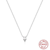 925 Silver Pearl Pendant Necklace for Birthday Gift