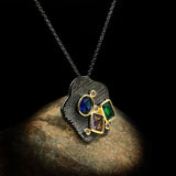 Retro Neo-gothic Rhinestone Necklace for Ladies