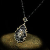 Snowflake Pendant Necklace Vintage Jewelry