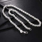 925 Silver Dragon Head Chain Necklace for Party Wedding Gift