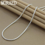 925 Sterling Silver 3mm Snake Chain Necklace 20 Inches