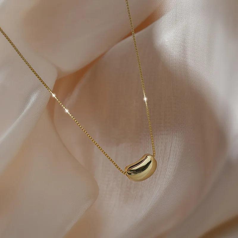 925 Silver Necklace Women Geometric Clavicle Chain Jewelry