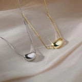 925 Silver Necklace Women Geometric Clavicle Chain Jewelry