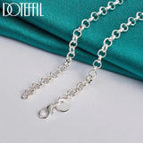 925 Silver Roman Numerals Pendant Necklace For Women Wedding Engagement