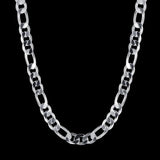925 Sterling Silver 10MM Chain Necklace 20/24 Inch Wedding Jewelry
