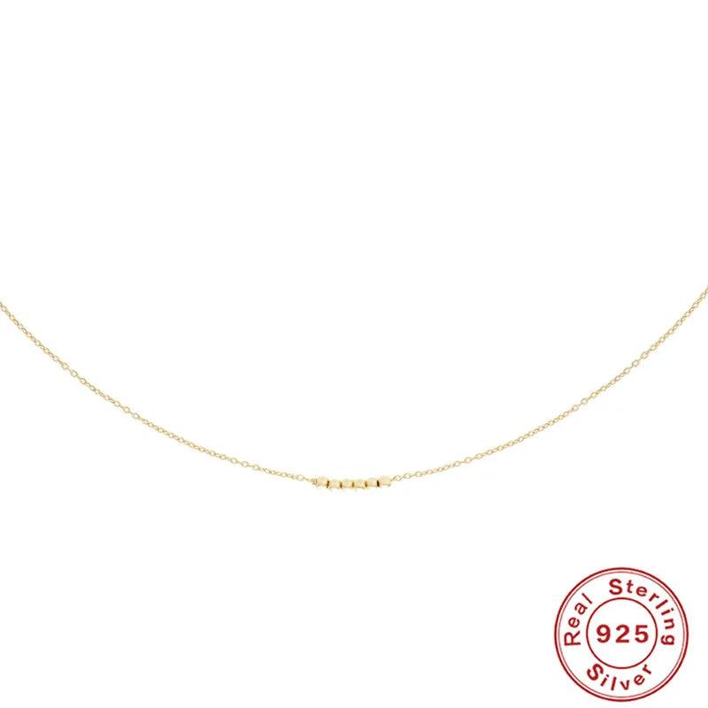 S925 Sterling Silver Metal Clavicle Chain for Women