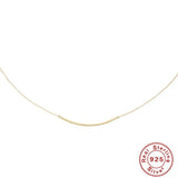 S925 Sterling Silver Metal Clavicle Chain for Women