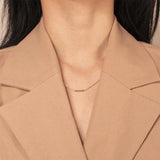 S925 Sterling Silver Metal Clavicle Chain for Women