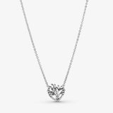 925 Silver Family Tree Necklace Heart Shape Necklaces Women Jewelry