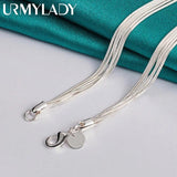 925 Silver Butterfly Pendant Necklace for Women