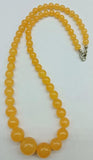 Multicolor 6-14mm Jade Bead Tower Necklace Ladies Jewelry