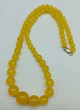 Multicolor 6-14mm Jade Bead Tower Necklace Ladies Jewelry