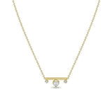 925 Silver Pearl Zircon Pendant Necklace