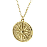 Tiny Sun Silver Chain Necklace 925 Sterling Silver Pendant Necklaces Women Party