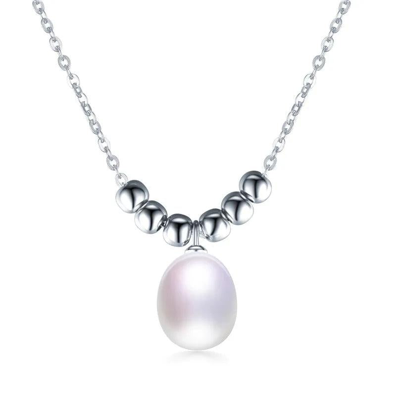 9-10mm Freshwater Cultured AAAA Pearl Pendant Necklace