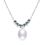 9-10mm Freshwater Cultured AAAA Pearl Pendant Necklace