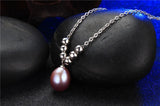9-10mm Freshwater Cultured AAAA Pearl Pendant Necklace