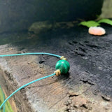 Natural Malachite Choker Necklace Women High Jewelry