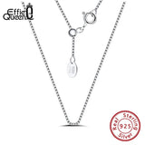 925 Silver Adjustable Chain Necklace 18in Basic Silver Neckl