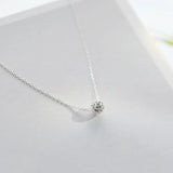 925 Silver Necklace Beads Pendant Choker for Women