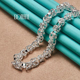 925 Sterling Silver 7mm Chain Necklaces For Men Women