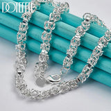 925 Sterling Silver 7mm Chain Necklaces For Men Women