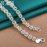 925 Sterling Silver 7mm Chain Necklaces For Men Women