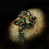 Flower Tungsten Pendant Necklace for Women