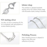 925 Sterling Silver Necklace for Women Men