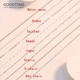 925 Sterling Silver Necklace Chain for Pendant