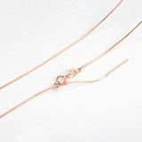 925 Silver Adjustable Snake Chain Necklace for Women
