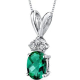 925 Silver Necklace with Zircon Pendant for Wedding Party
