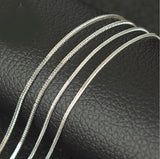 5 PCS 26'' Foxtail 18 KGF/925 Silver Necklace Chain