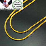 European Woman Party Gift Real 18KT Chain Necklace