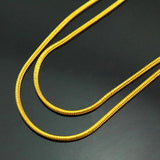 European Woman Party Gift Real 18KT Chain Necklace
