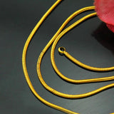 European Woman Party Gift Real 18KT Chain Necklace